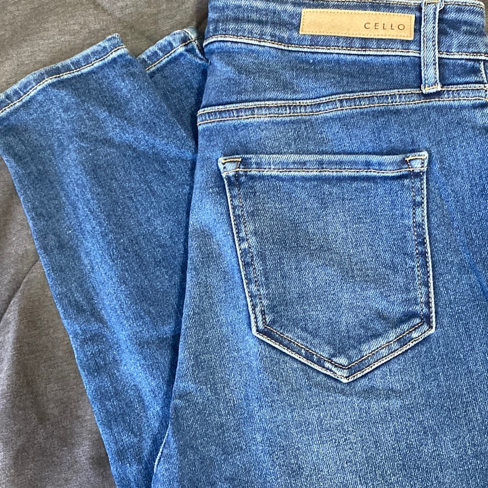 Cello High Rise Dark Wash Skinny Jean
